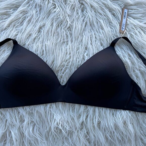 Skims Wireless Form T-shirt Bra Onyx Size 38DD - Picture 5 of 8